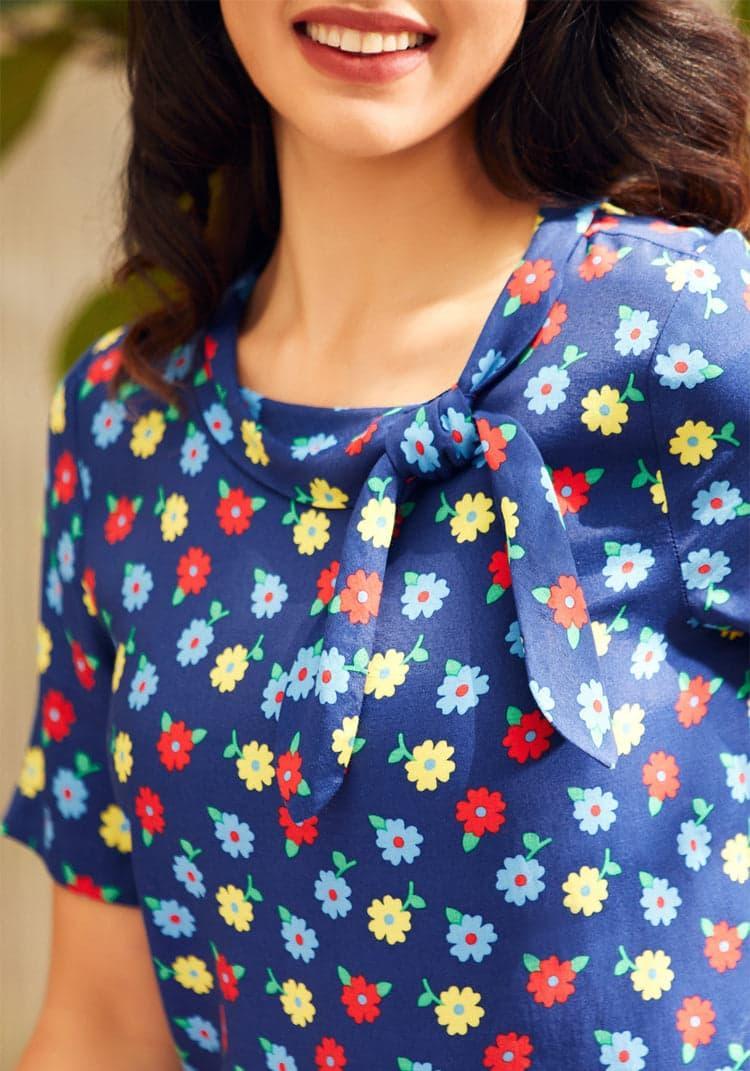 Taken To Traveling Blouse Product Image