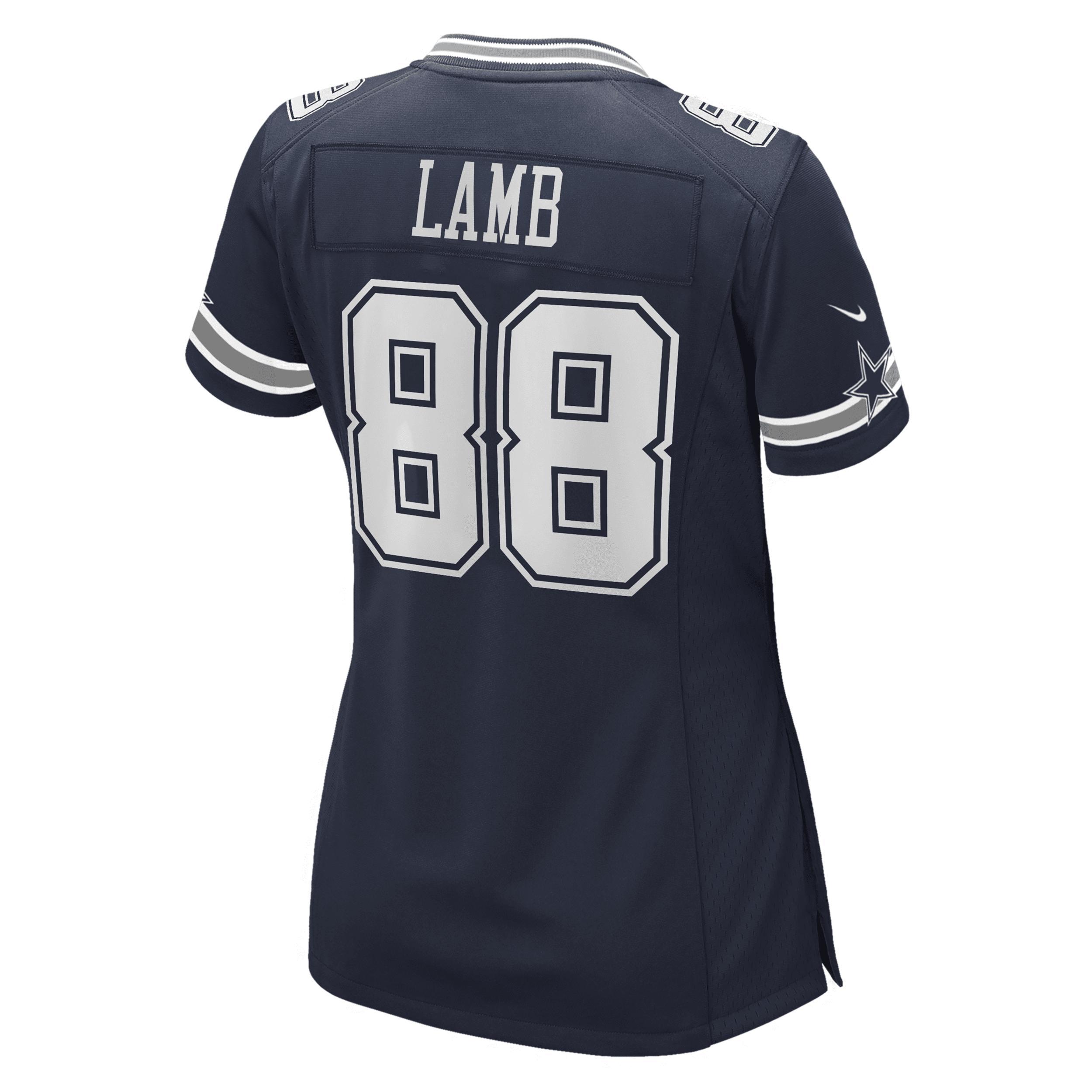 Womens Nike CeeDee Lamb Dallas Cowboys Game Jersey Blue Product Image