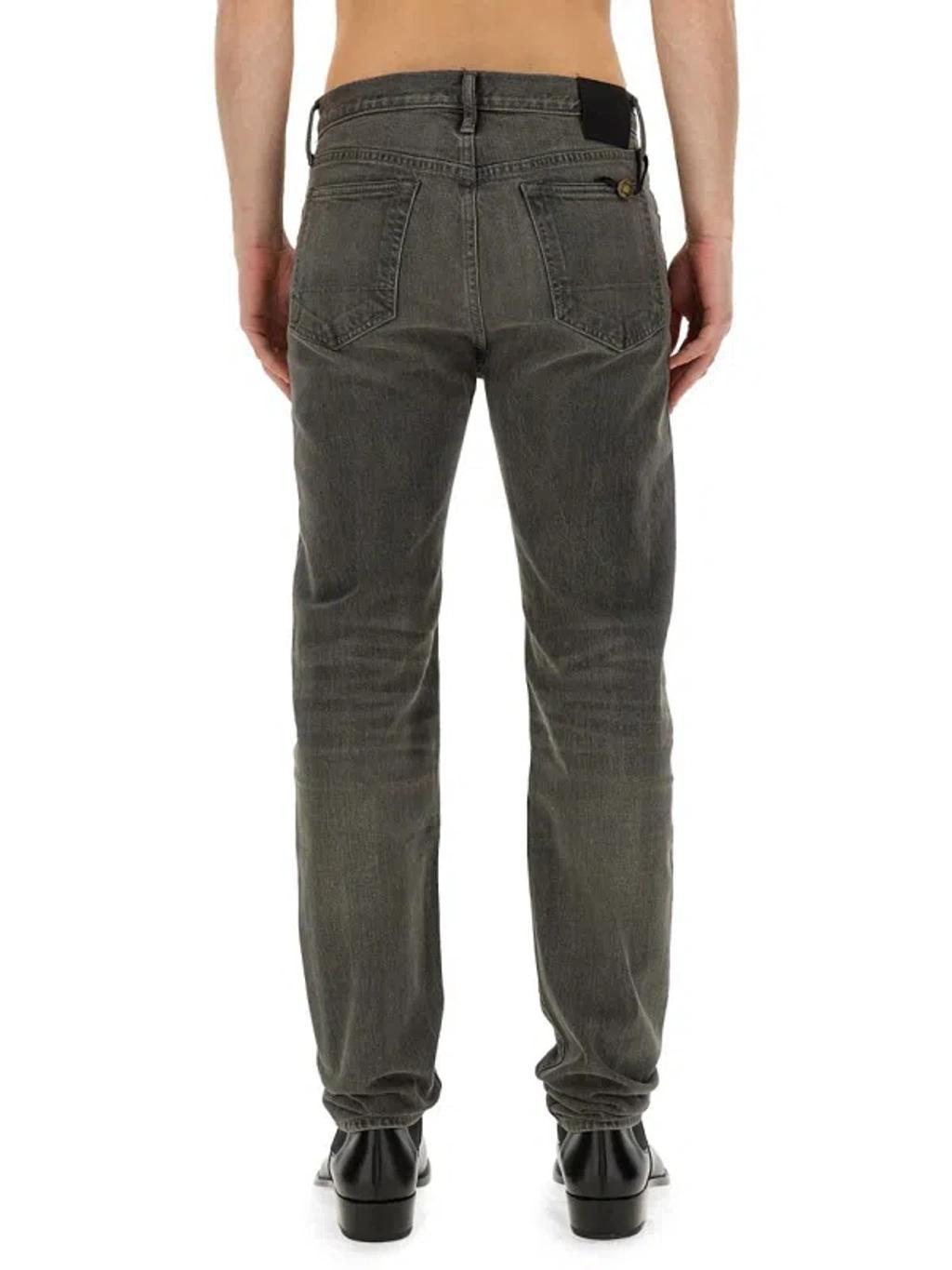 TOM FORD Straight Leg Jeans In Grey Product Image