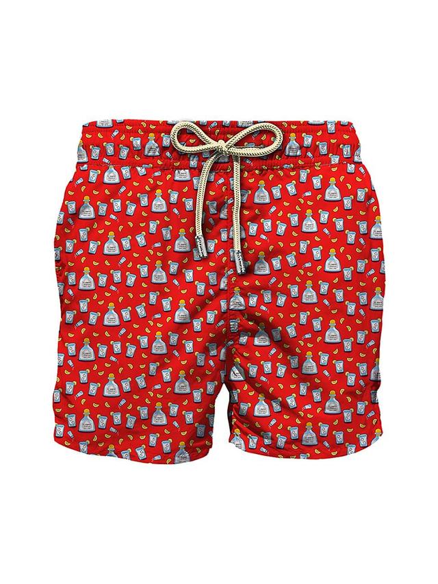 Mens Lighting Micro Fantasy Graphic Swim Trunks Product Image