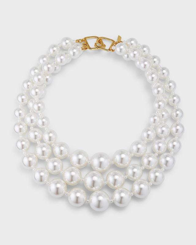 3-Row Pearly Necklace Product Image