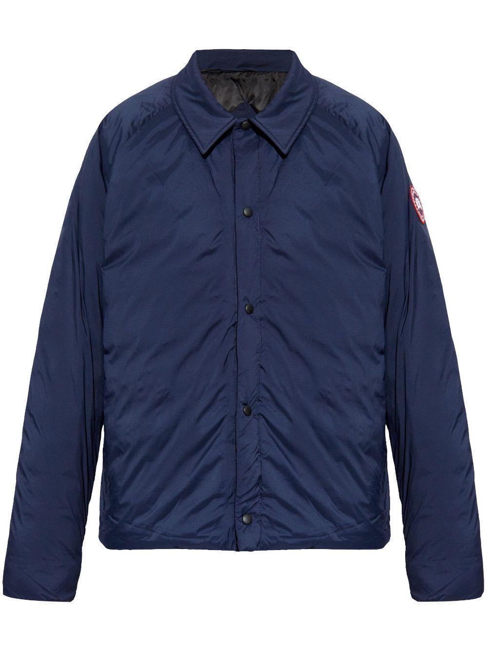 CANADA GOOSE Lodge Packable Windproof 750 Fill Power Down Jacket In Navy Product Image