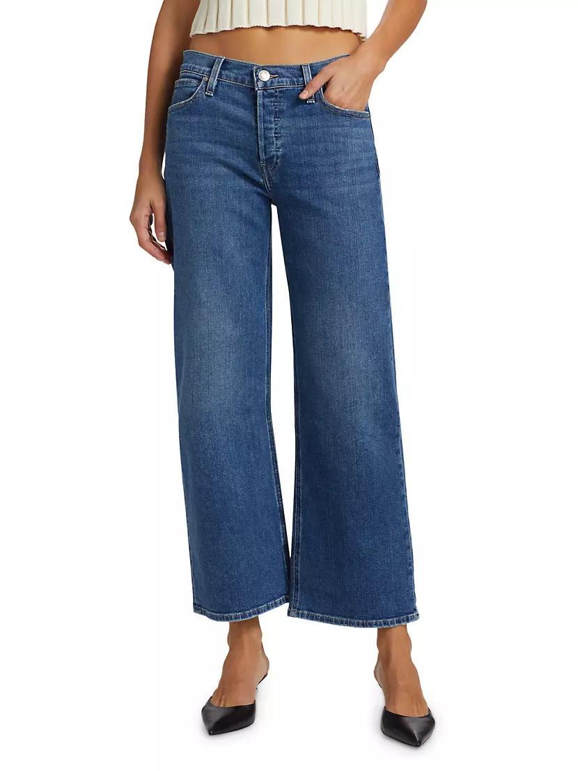 Rosie High-Waist Wide-Leg Ankle Jeans Product Image