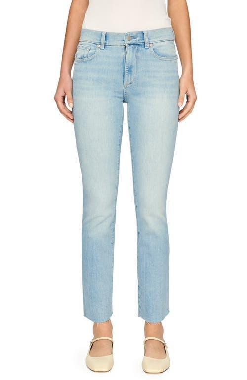 DL1961 Mara High Rise Ankle Straight Jeans in Fountain Product Image