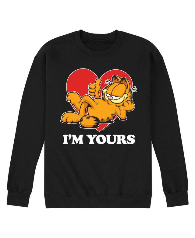 Mens Garfield Im Yours Sweatshirt Black Product Image