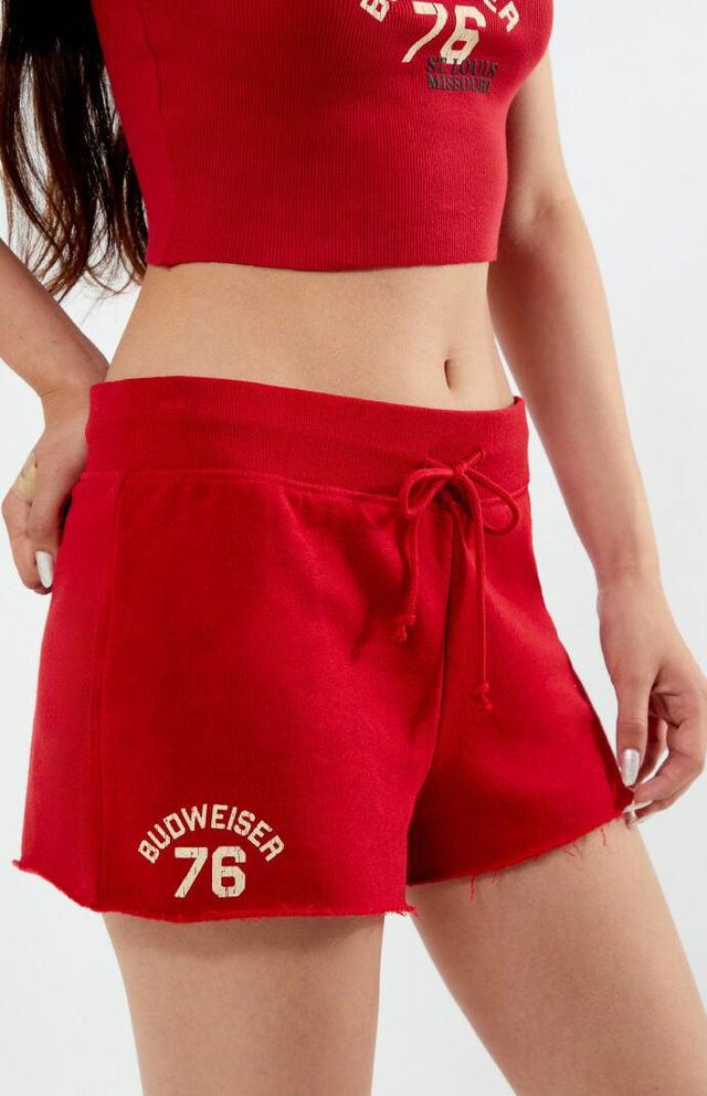 Budweiser Women's By PacSun 76 Camp Mini Sweat Shorts Product Image