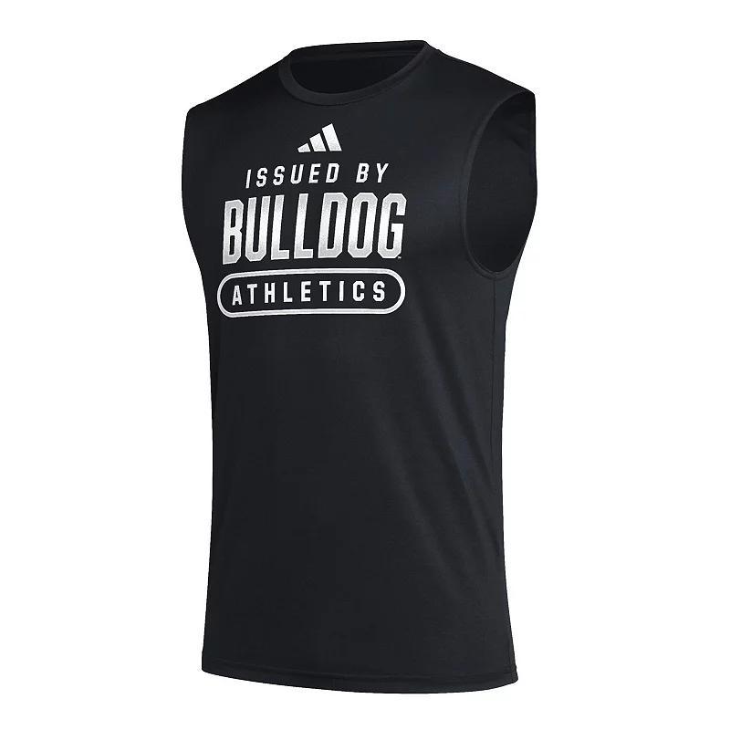 Mens adidas Black Mississippi State Bulldogs Sideline AEROREADY Pregame Tank Top product image