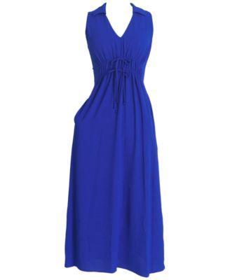 Women's Collared Sleeveless Dress Product Image