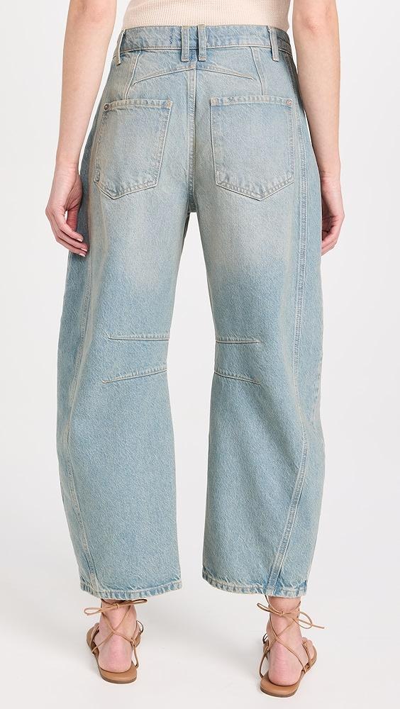 Free People Good Luck Barrel Leg Jeans | Shopbop Product Image