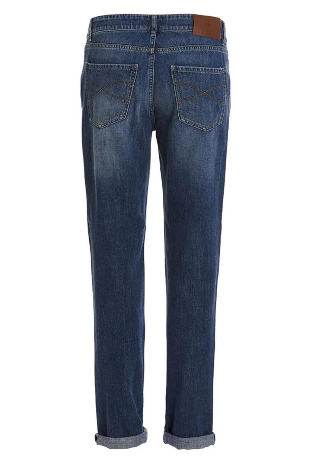 BRUNELLO CUCINELLI Denim Jeans In Blue Product Image