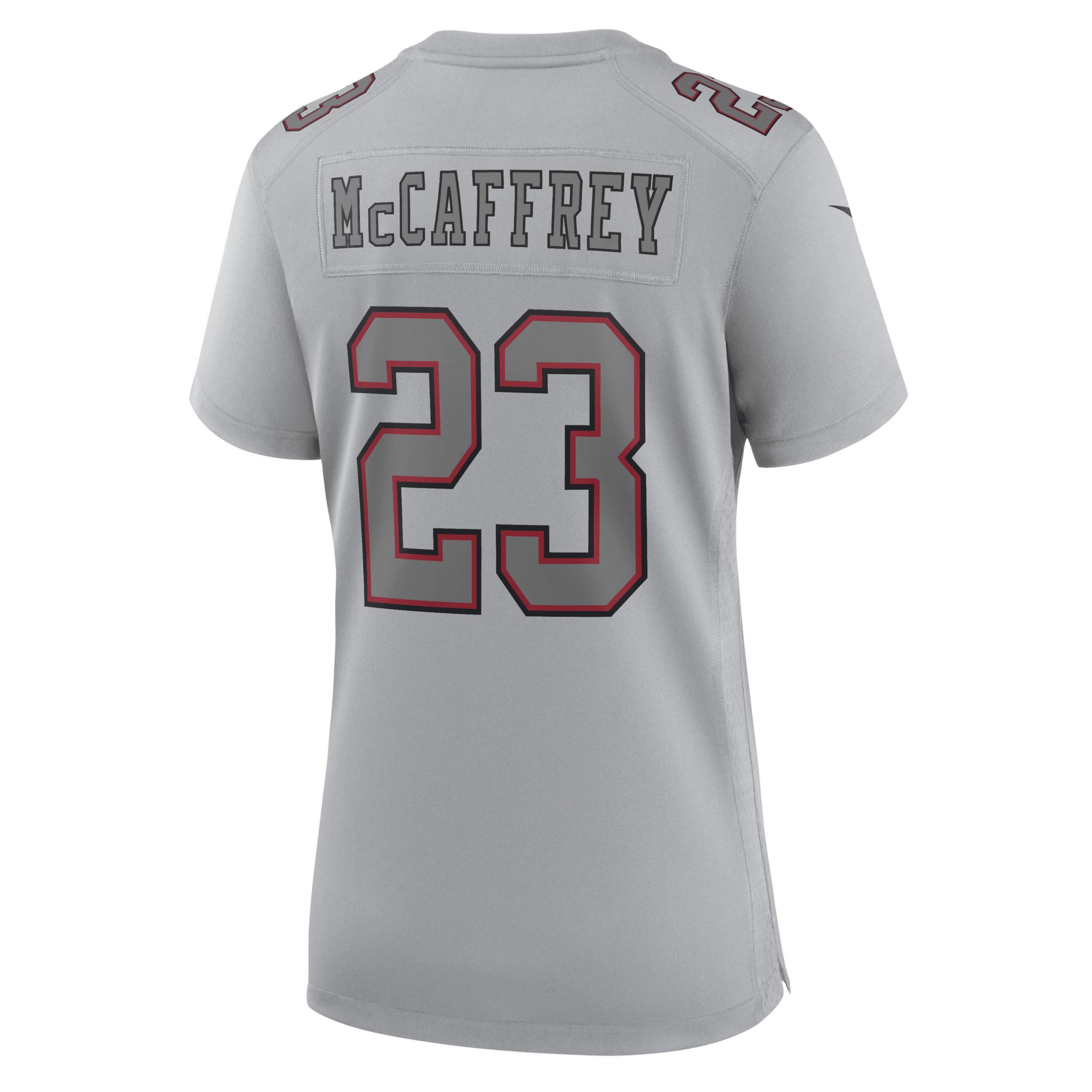 Christian McCaffrey San Francisco 49ers Super Bowl LVIII Women's Nike NFL Atmosphere Game Jersey Product Image