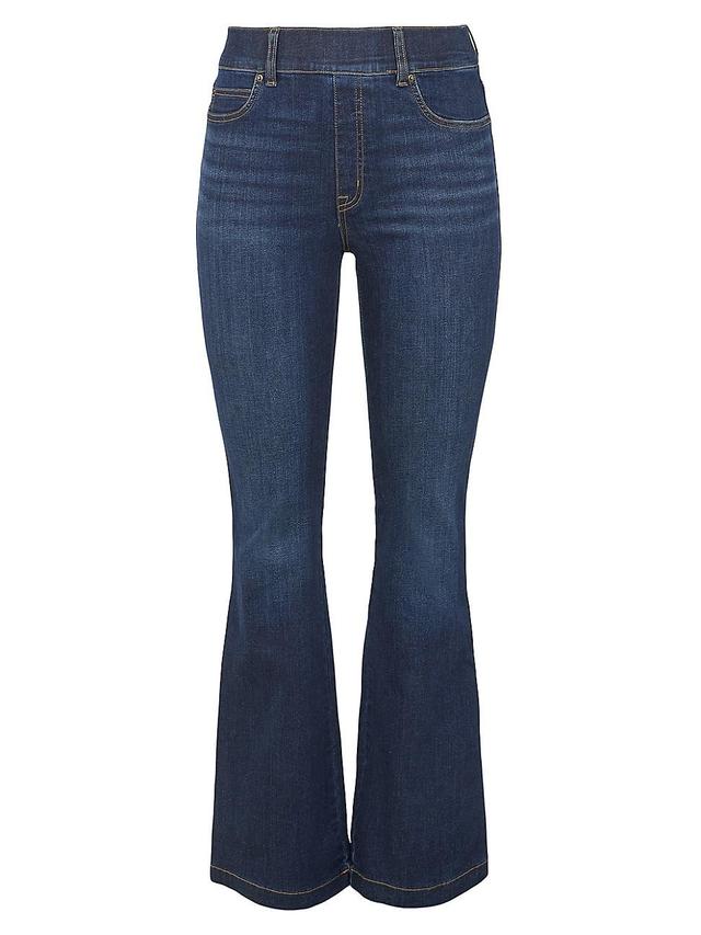 Womens Flared Stretch Jeans Product Image