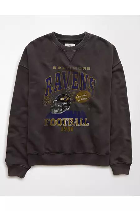 AE NFL Baltimore Ravens Crew Neck Sweatshirt Women's Product Image