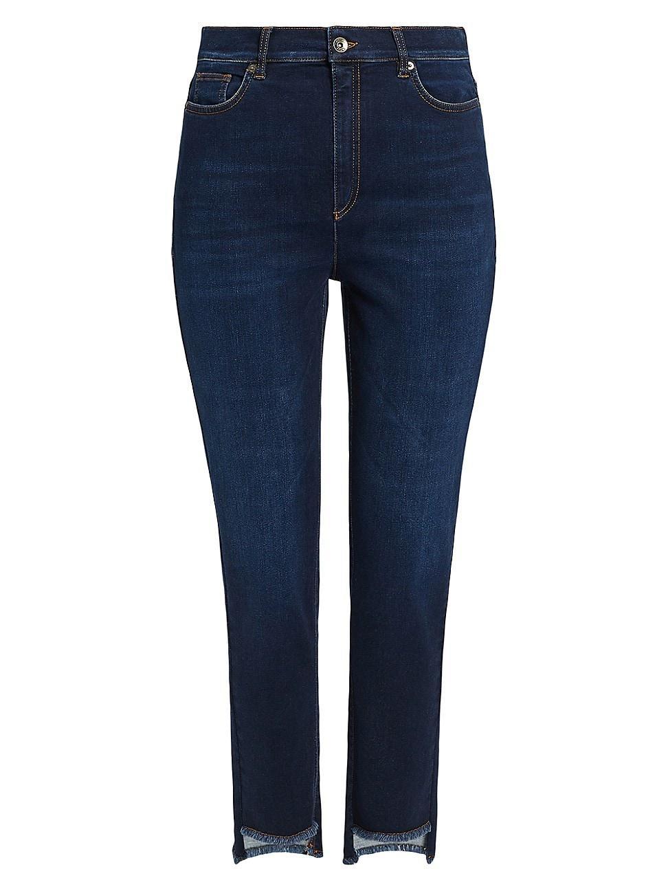 Womens Cabiria Stretch Step-Hem Skinny Jeans Product Image