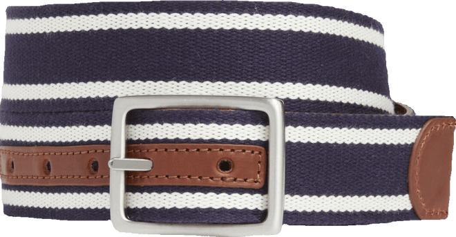 Leather & Webbing Reversible Belt Product Image