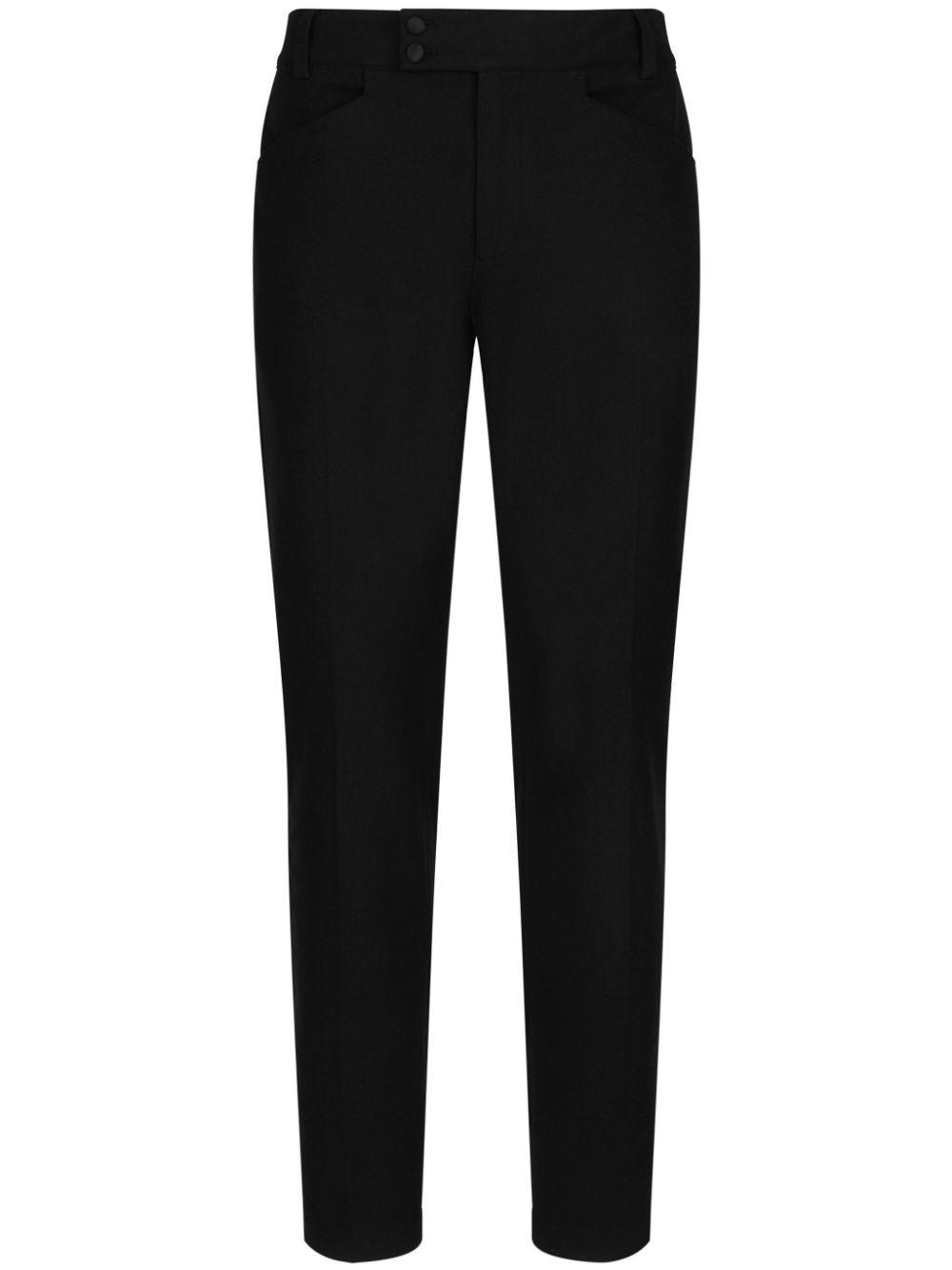 Slim-fit Tailored Trousers In Black Product Image