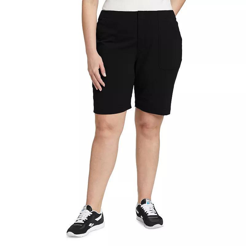 Plus Size Eddie Bauer Horizon Bermuda Shorts, Womens Grey Product Image