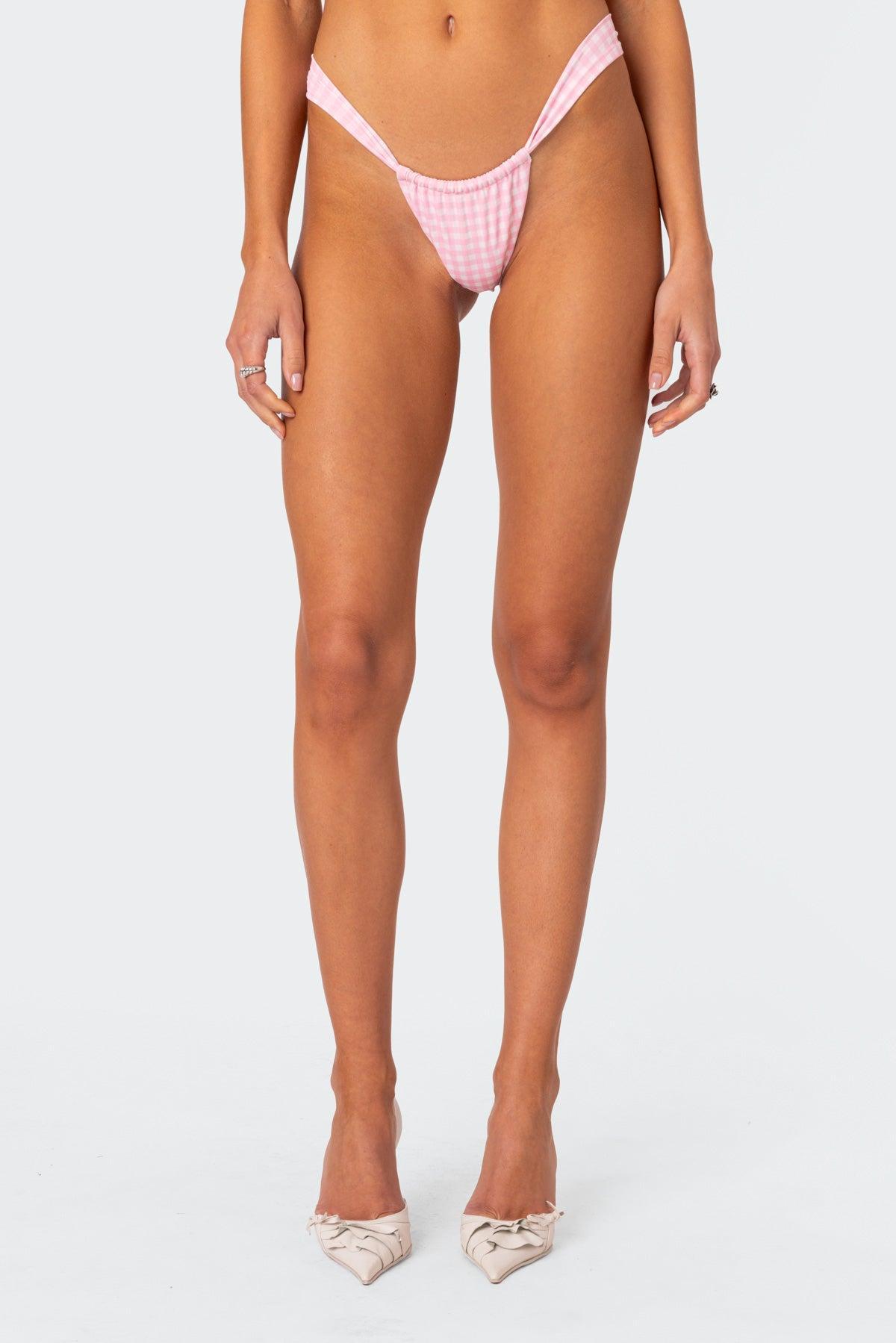 Gingham Bikini Bottom Product Image