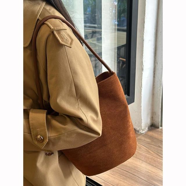 Faux Leather Bucket Bag Product Image