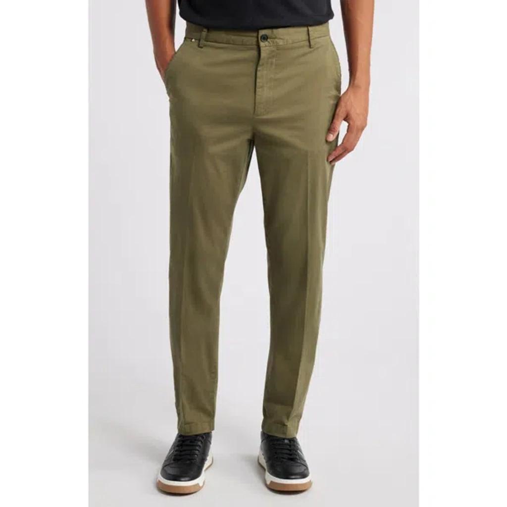 Kaiton Cotton Chinos In Green Product Image