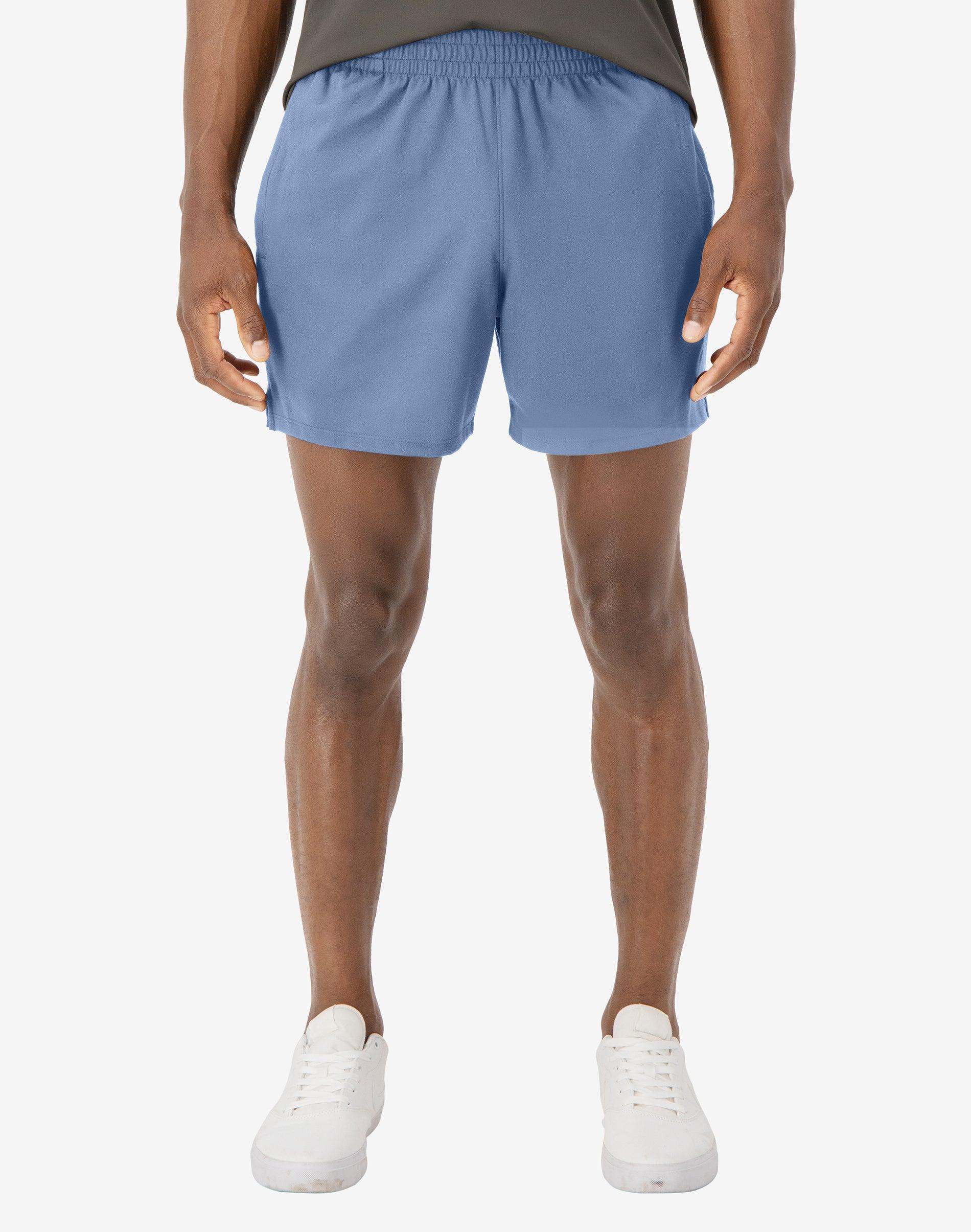 Hanes Moves Mens Performance Shorts, 6 Blue Dive 3XL Product Image