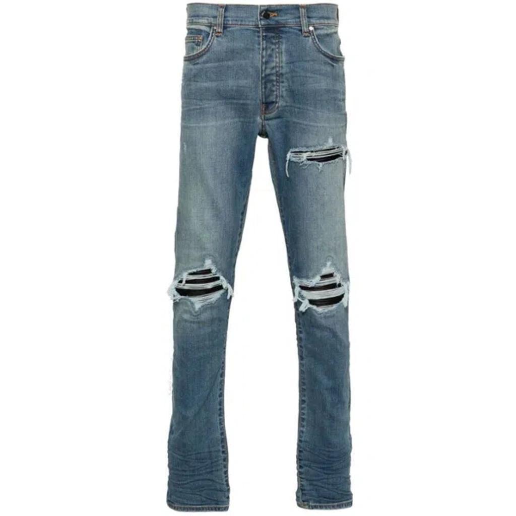 Mx1 Low-rise Skinny Jeans In Blue Product Image