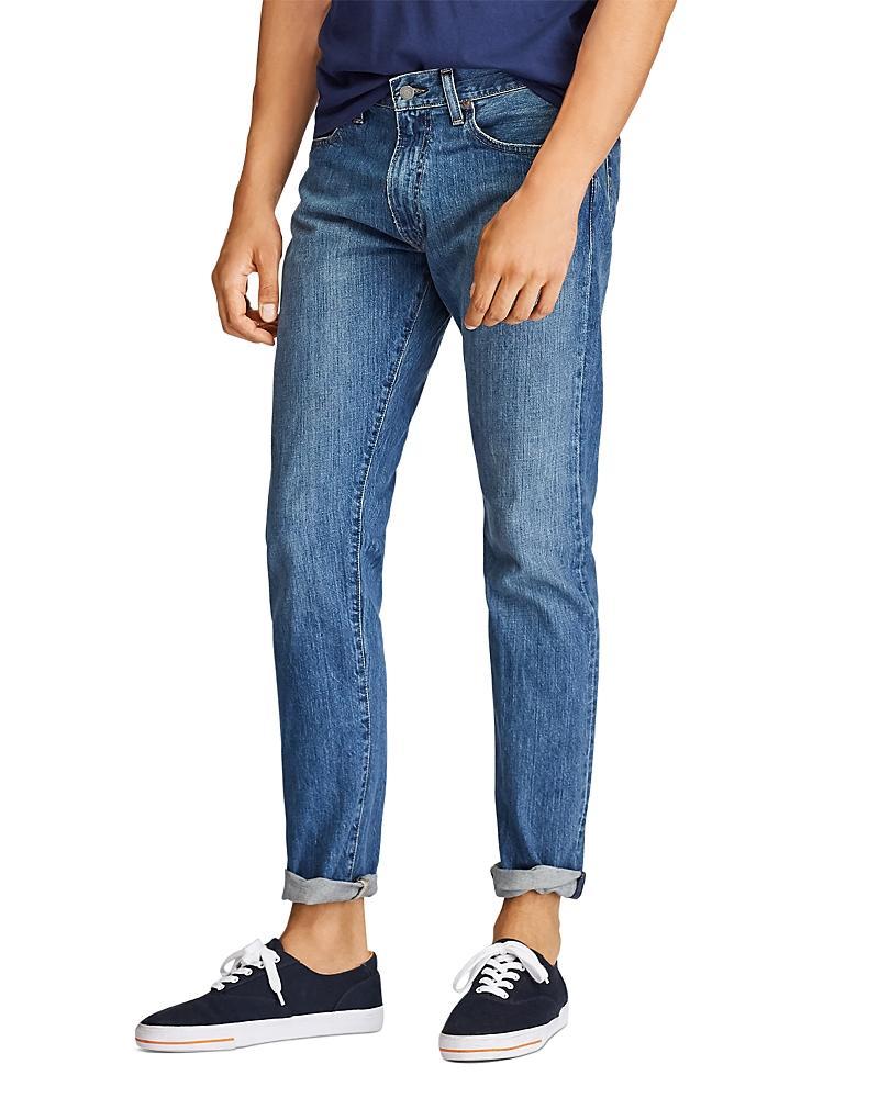 Polo Ralph Lauren Varick Slim Straight Leg Jeans Product Image