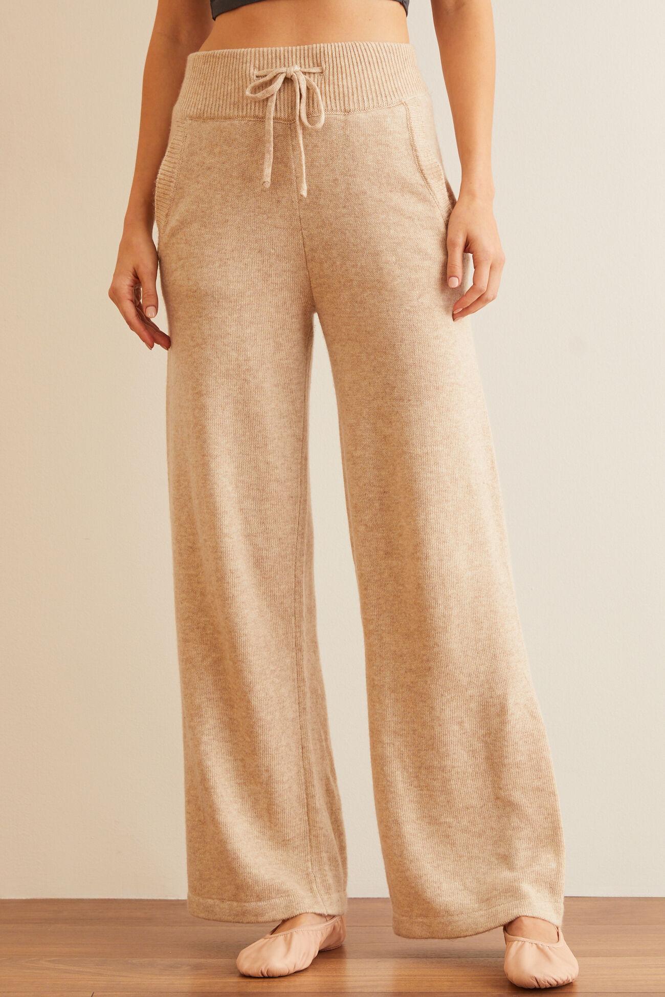 Unwind Wide Leg Sweater Pants Product Image