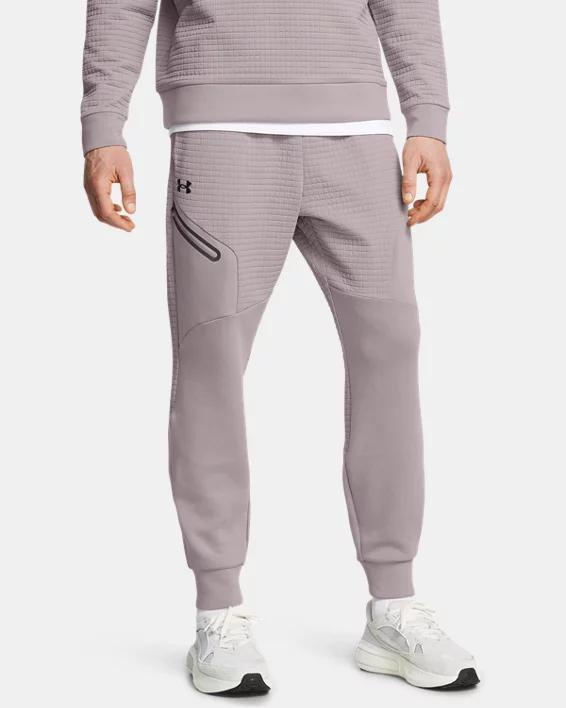 Men's UA Unstoppable Fleece Grid Joggers Product Image