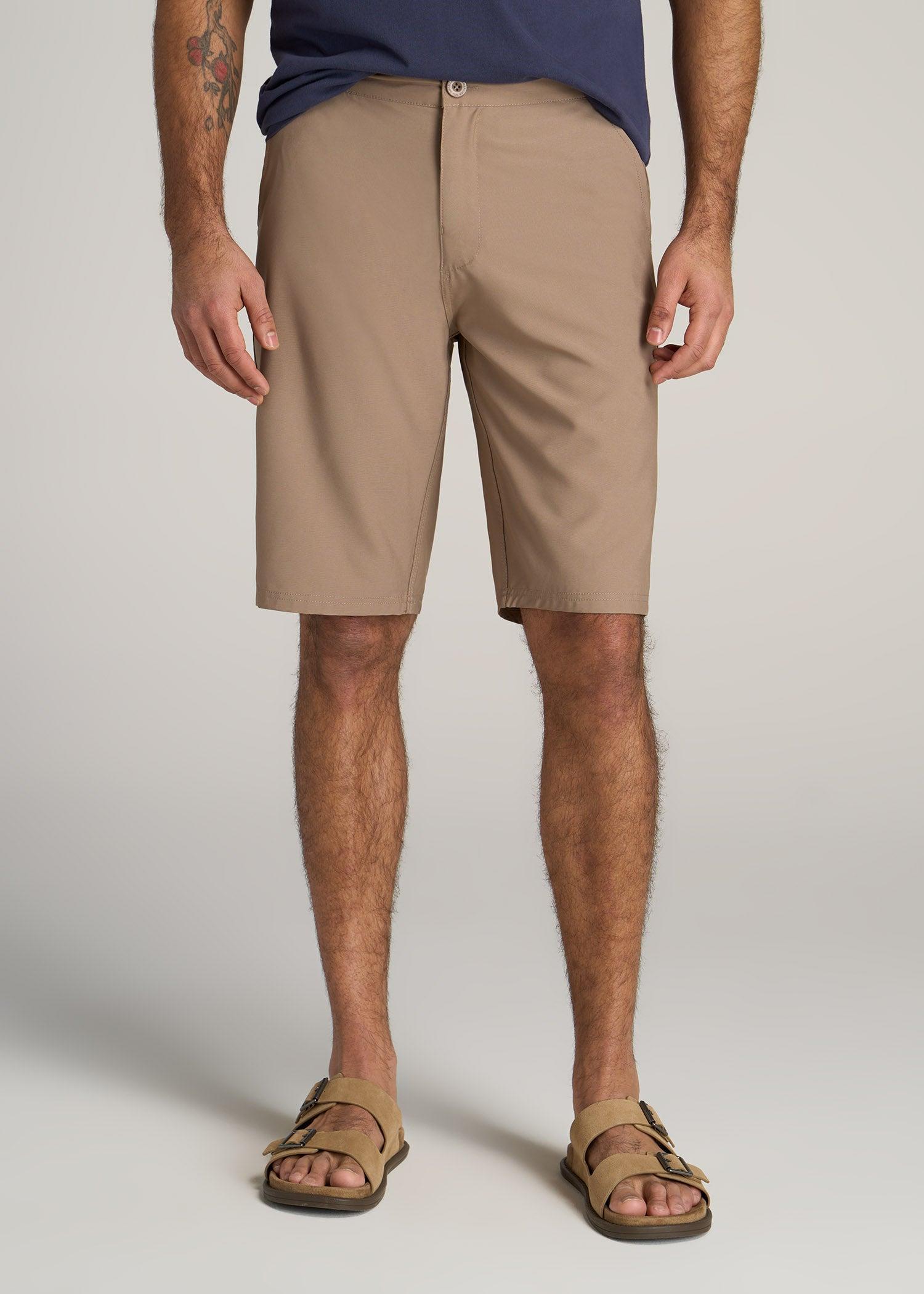 Hybrid Shorts for Tall Men in Dark Sand product image