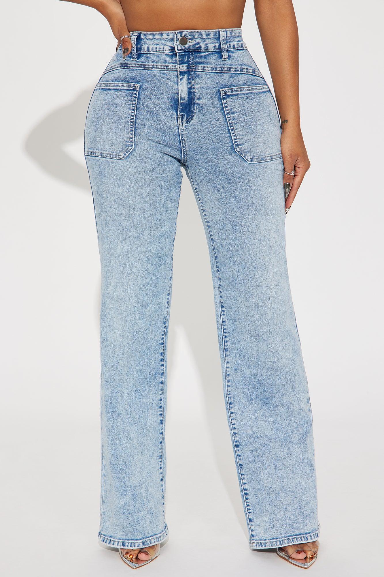 Love You Differently Stretch Straight Leg Jeans - Light Wash Product Image