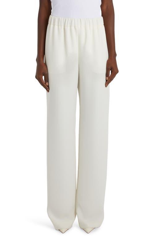 Valentino Garavani Wide Leg Silk Pants Product Image