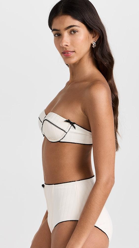 STAUD Jo Balconette Bikini Top | Shopbop Product Image