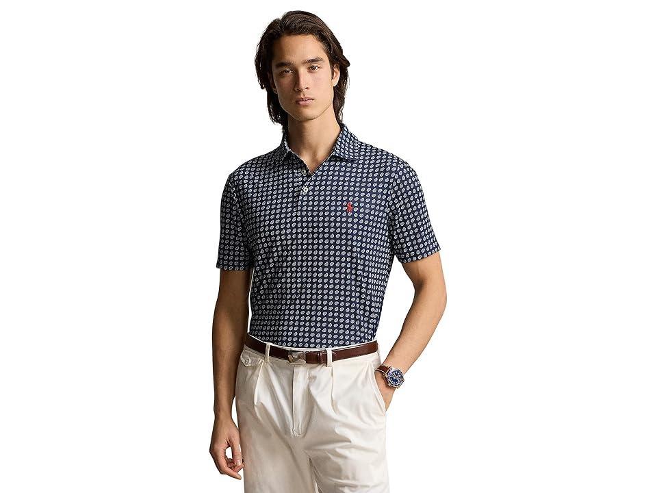 Polo Ralph Lauren Classic Fit Performance Polo Shirt (Vineyard Foulard) Men's Clothing Product Image