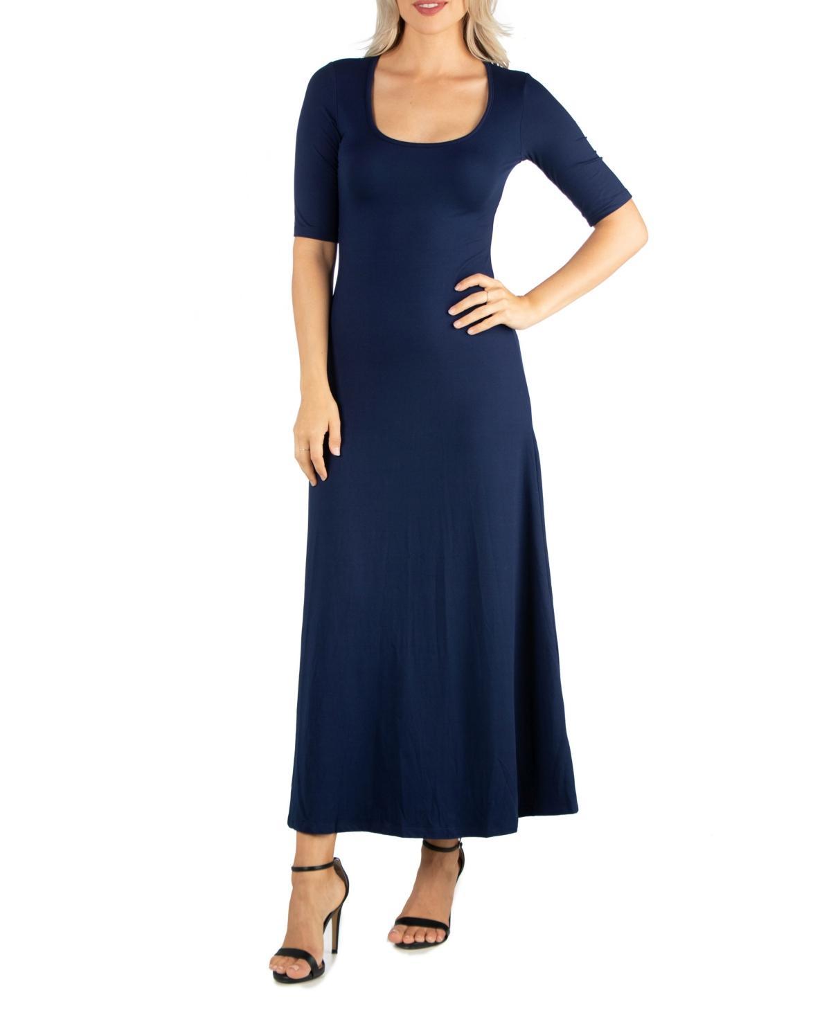 24seven Comfort Apparel Womens Casual Maxi Dress Product Image