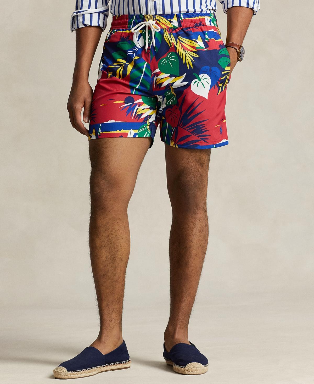 Mens Polo Ralph Lauren x Hoffman Fabrics Traveler Tropical Swim Trunks Product Image