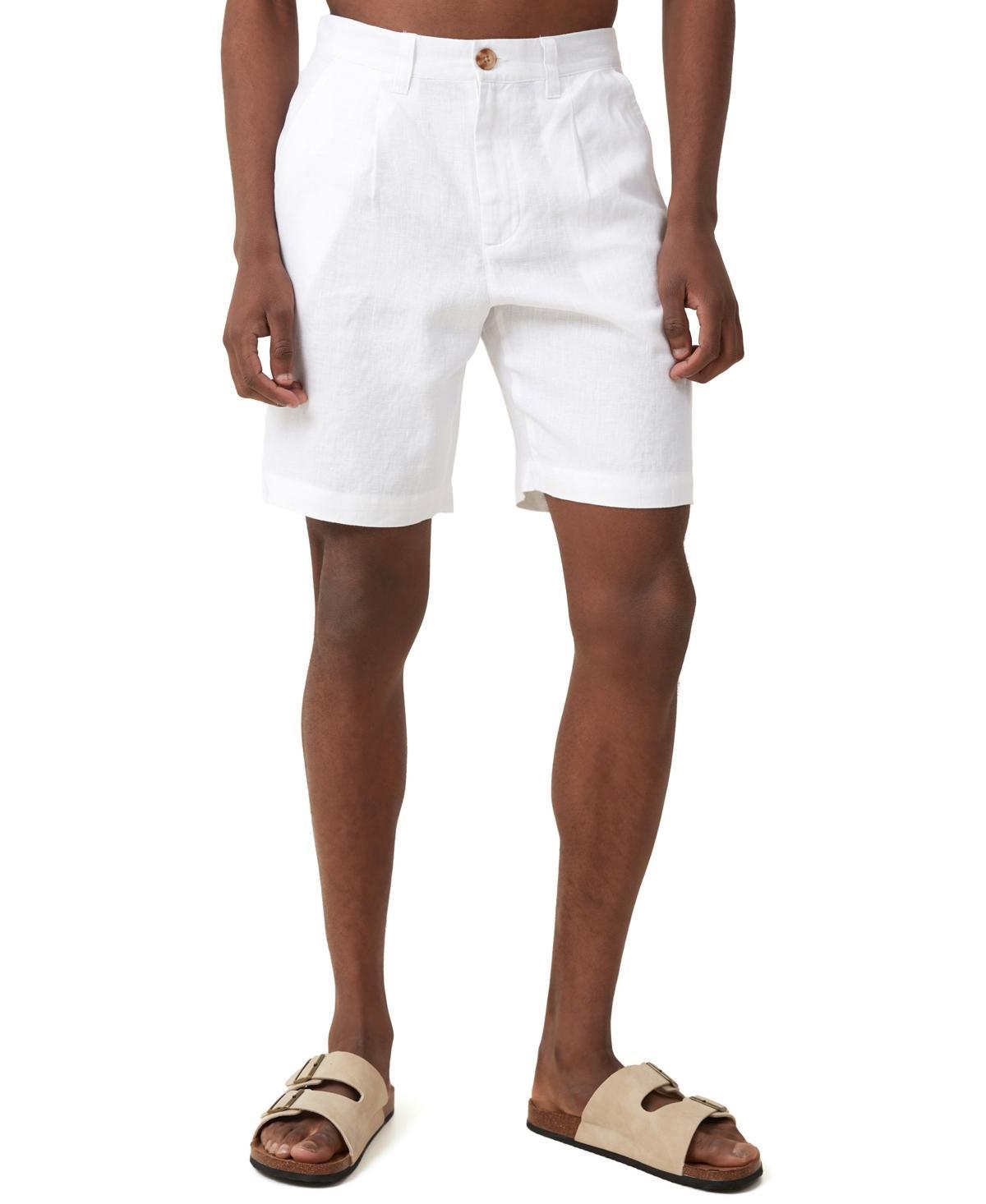 Men's Linen Pleat Shorts Product Image