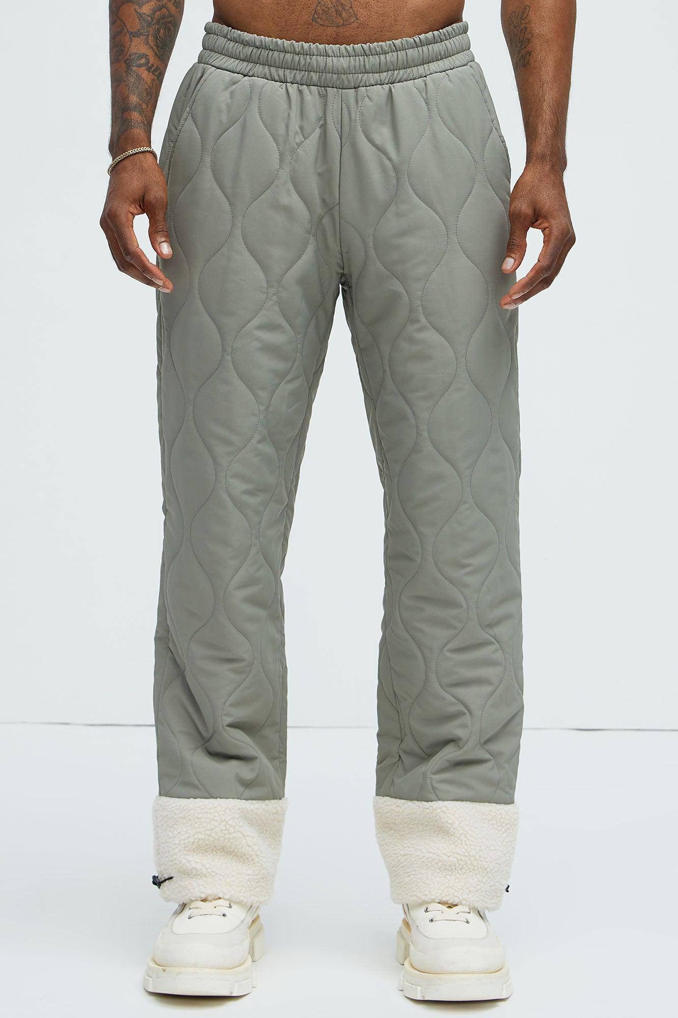 Shreddin' Slopes Quilted Pants - Grey Product Image