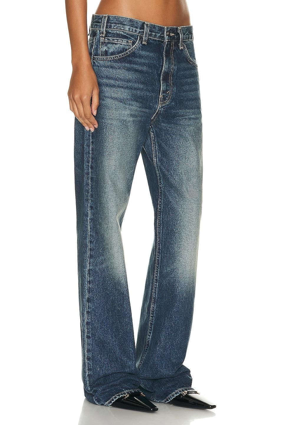 NILI LOTAN - Women's Mitchell Slouchy Jeans - Light Wash - 30 - Moda Operandi Product Image