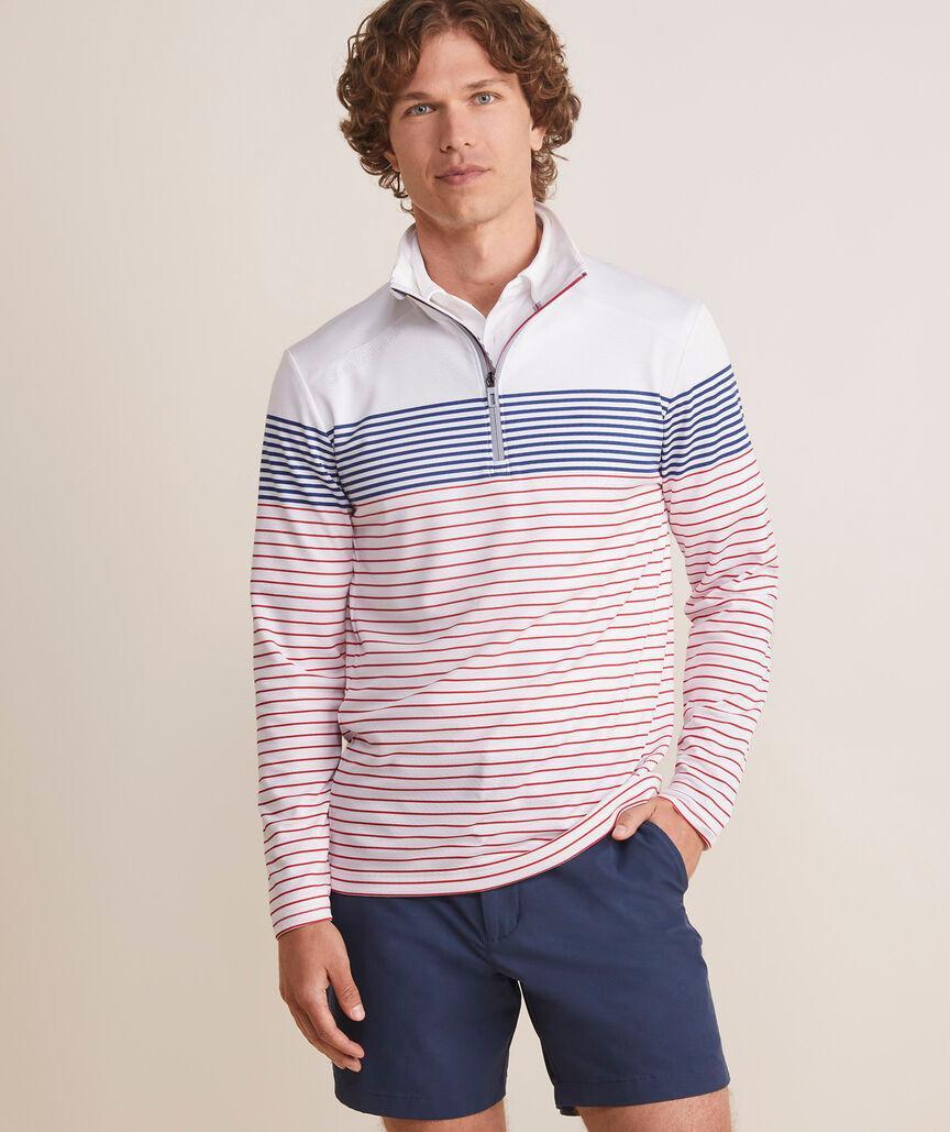 Striped Sankaty Quarter-Zip Product Image