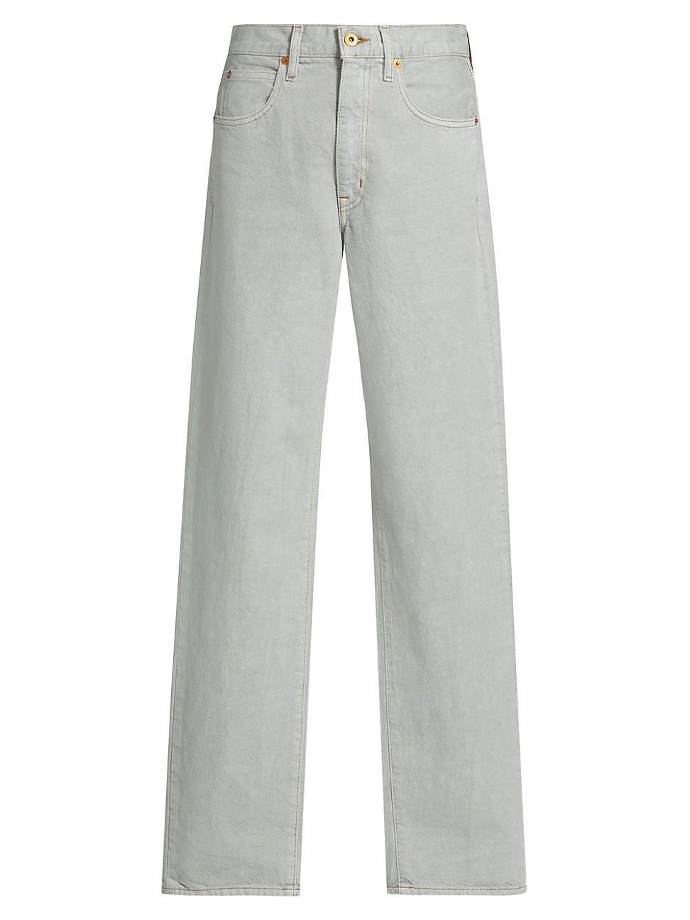 Womens Sophie Mid-Rise Straight-Leg Jeans product image