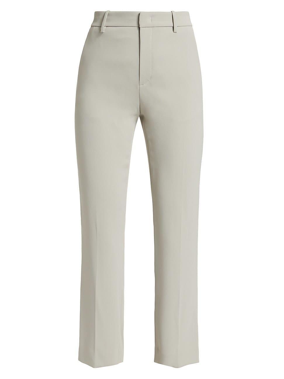 Vince Tailored Straight Leg Crepe Pants Product Image