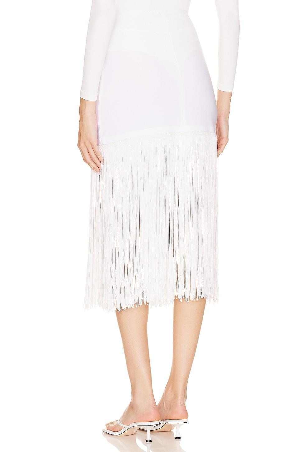 x REVOLVE Fringe Mini Skirt Norma Kamali Product Image