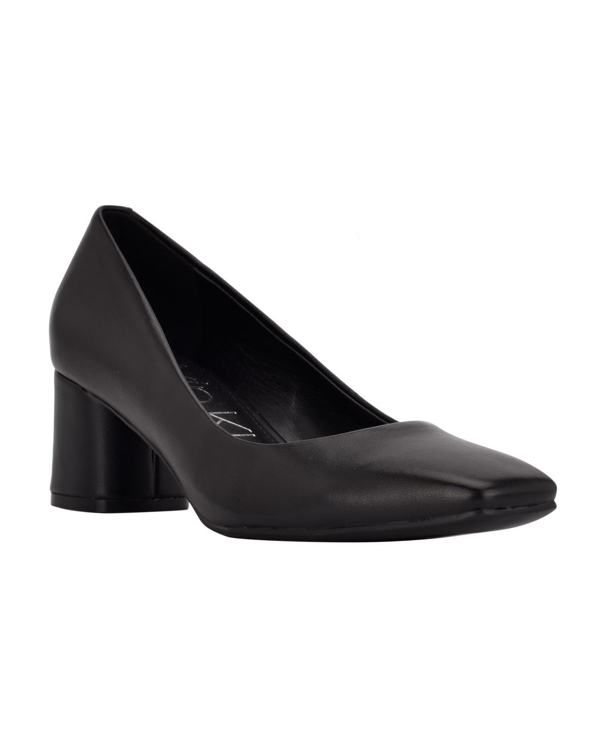 Calvin Klein Womens Alanta Square Toe Dress Pumps Product Image