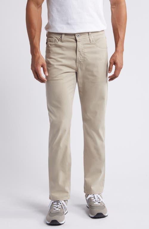 AG Everett Sueded Stretch Sateen Straight Fit Pants Product Image