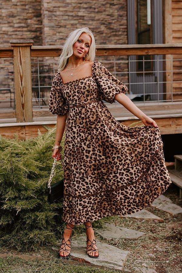 Lovely In Leopard Midi Product Image