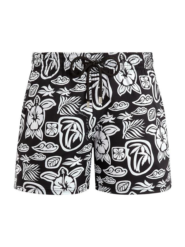 Mens Tahiti Turtle Swim Trunks Product Image