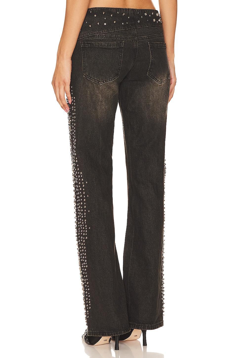 Studded Low Rise Jeans Jaded London Product Image