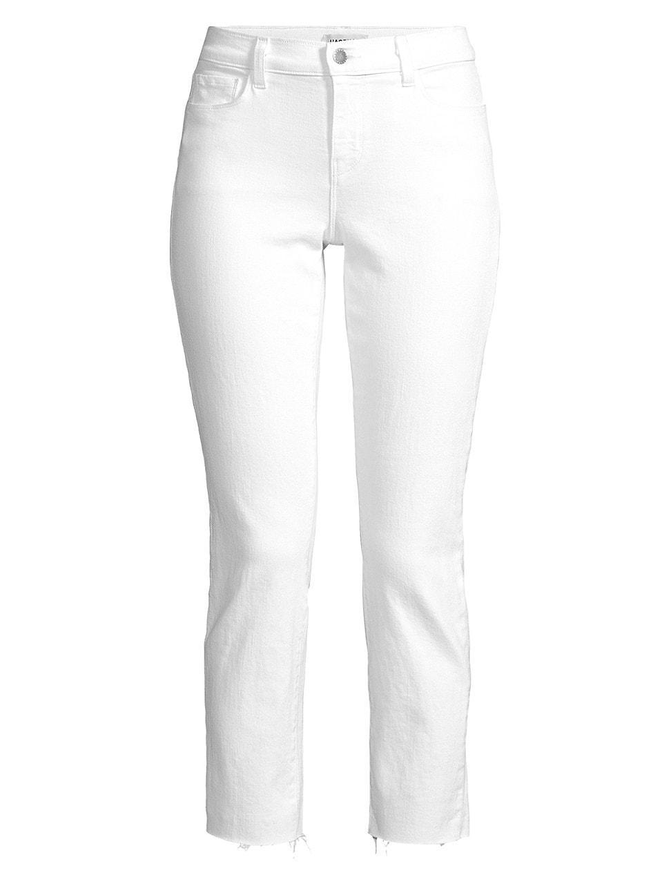 Womens Sada High-Rise Crop Slim Straight Jeans Product Image