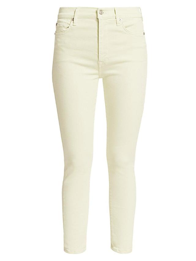 Womens High-Rise Skinny Jeans Product Image